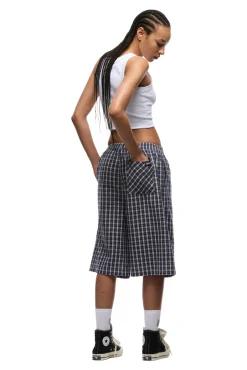 SEERSUCKER SHORTS NAUTICAL BLUE/WHITE