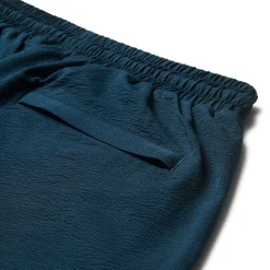 SEERSUCKER SWIM SHORTS BLUE LAKE
