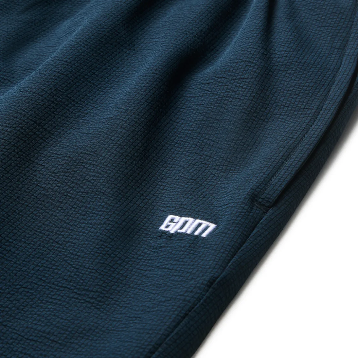 SEERSUCKER SWIM SHORTS BLUE LAKE