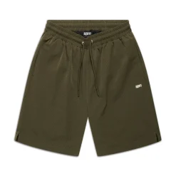 SEERSUCKER SWIM SHORTS OLIVE