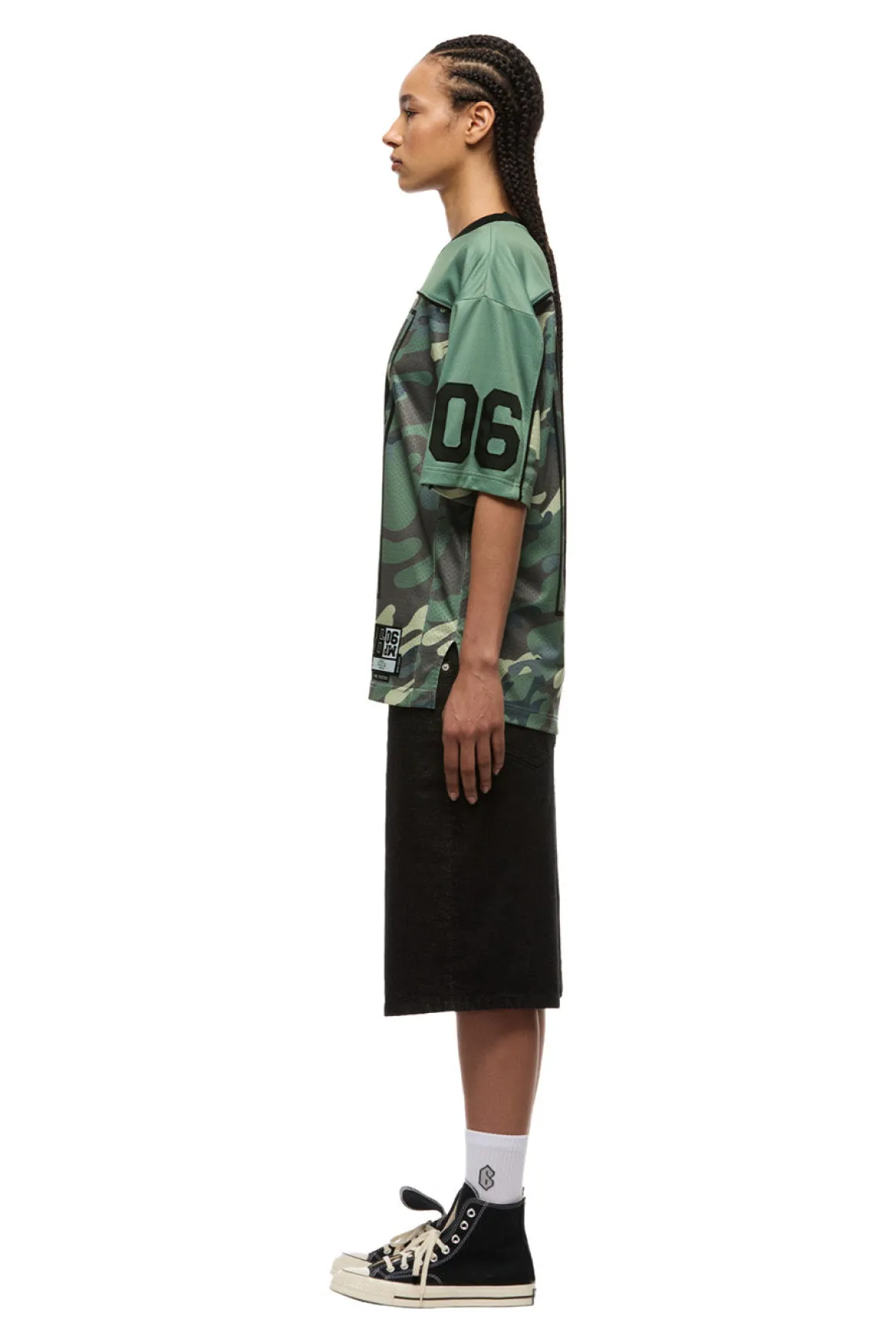 SIX MESH JERSEY PASTEL OLIVE