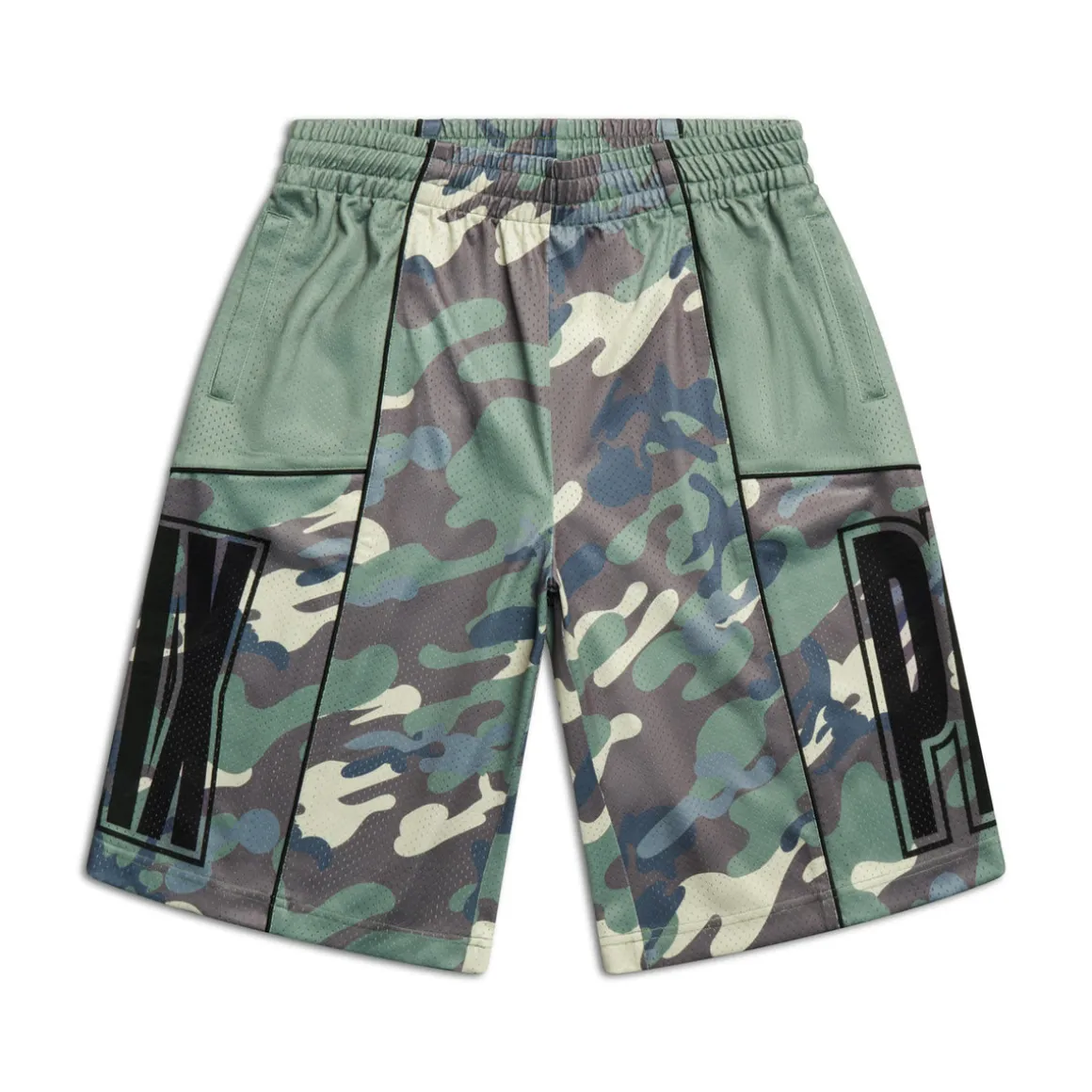 SIX MESH SHORTS PASTEL OLIVE