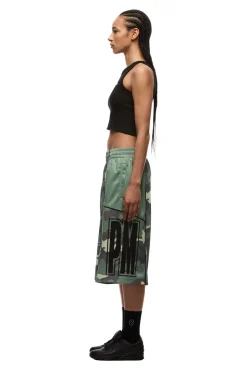 SIX MESH SHORTS PASTEL OLIVE