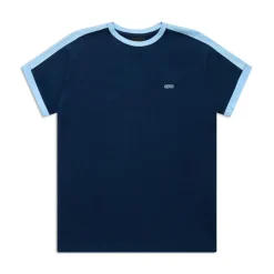 SLIM FIT RINGER TEE NAVY