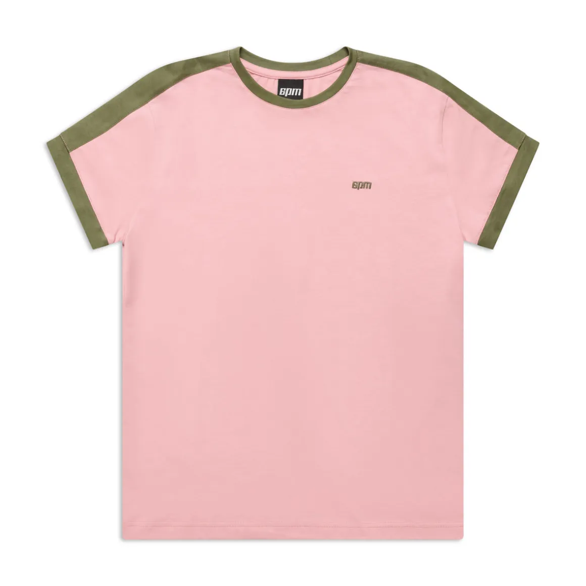 SLIM FIT RINGER TEE PINK
