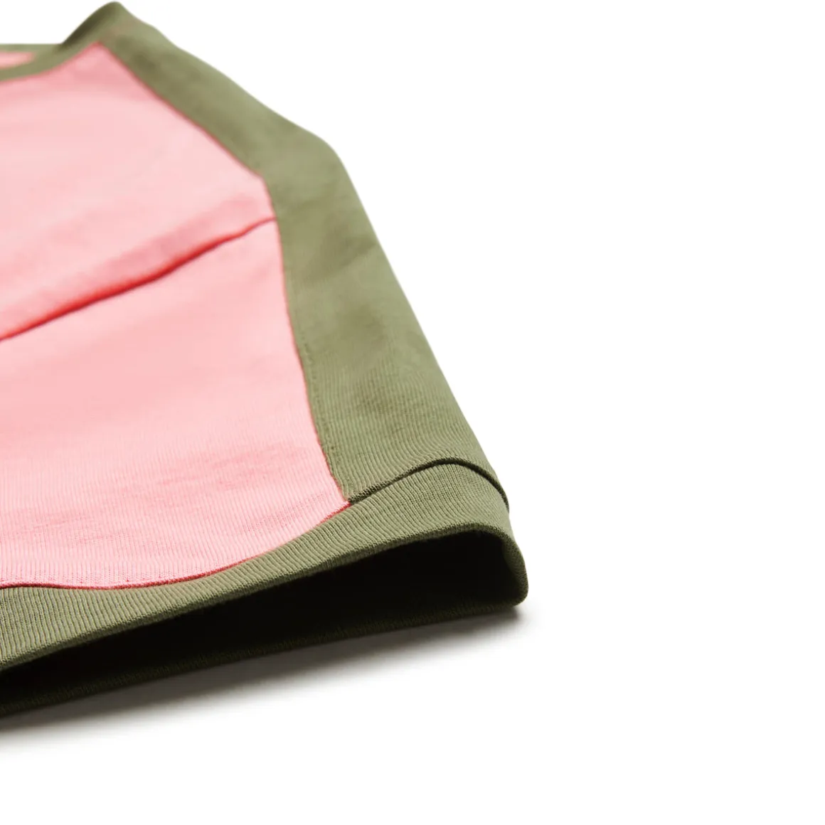 SLIM FIT RINGER TEE PINK