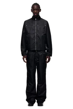 SLIM NYLON JACKET BLACK