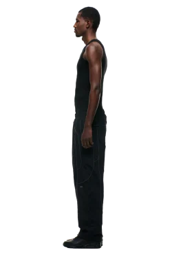 SOLID EVERYDAY TRACK PANTS BLACK