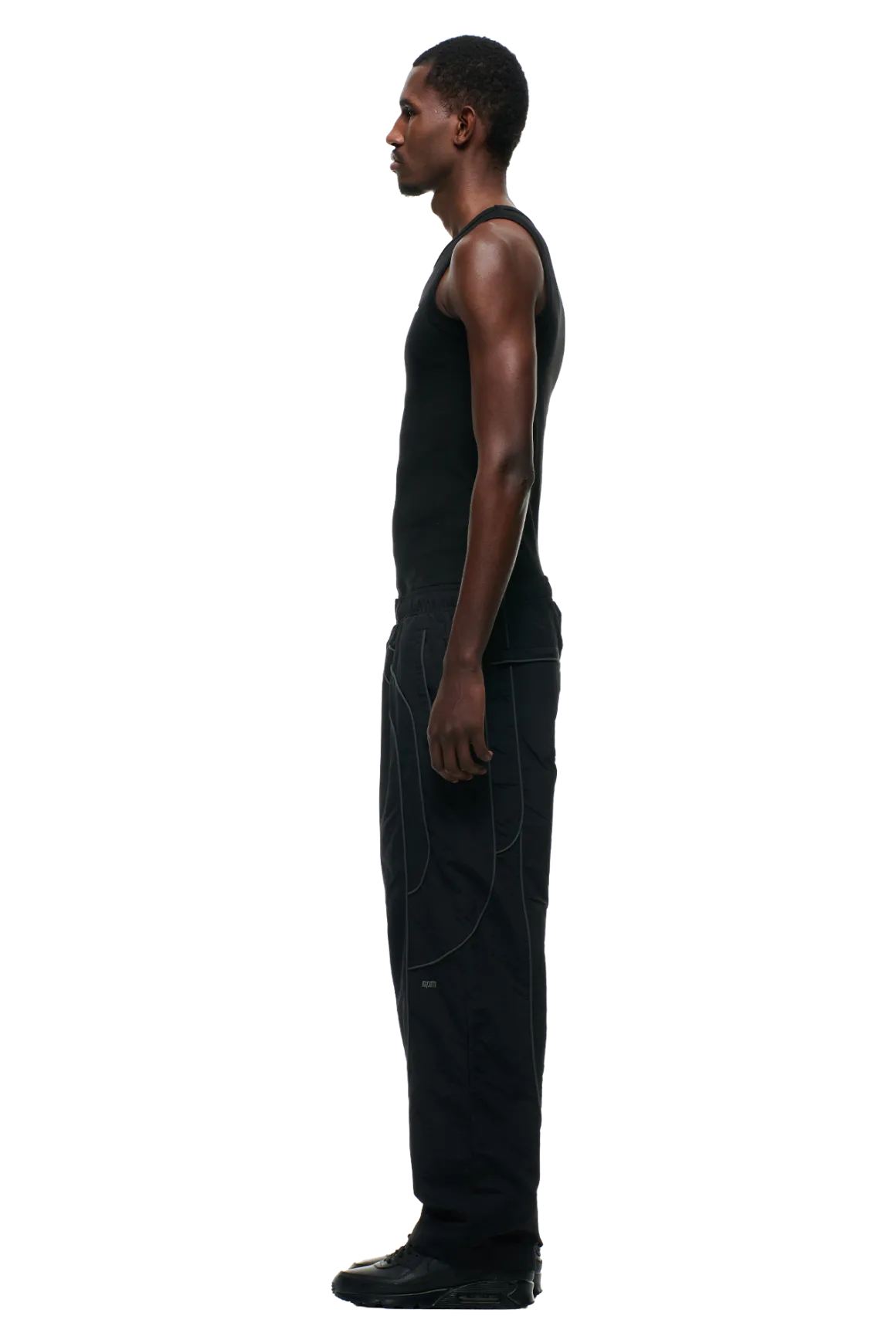 SOLID EVERYDAY TRACK PANTS BLACK