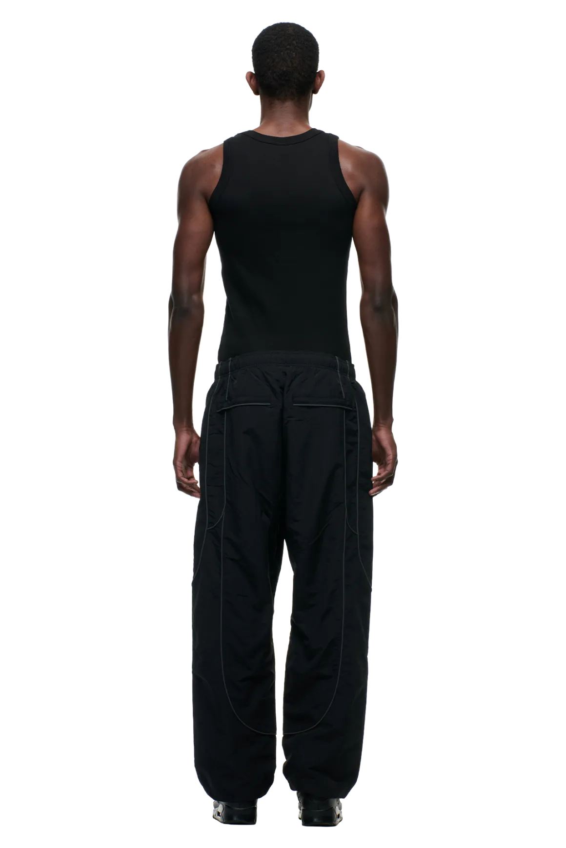 SOLID EVERYDAY TRACK PANTS BLACK