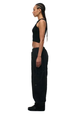SOLID EVERYDAY TRACK PANTS BLACK