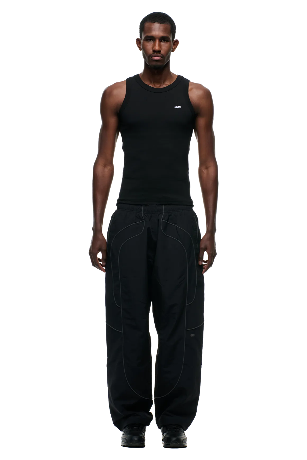 SOLID EVERYDAY TRACK PANTS BLACK