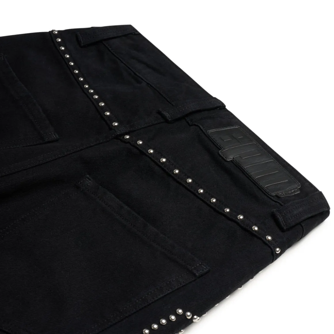 STUDS DENIM BLACK