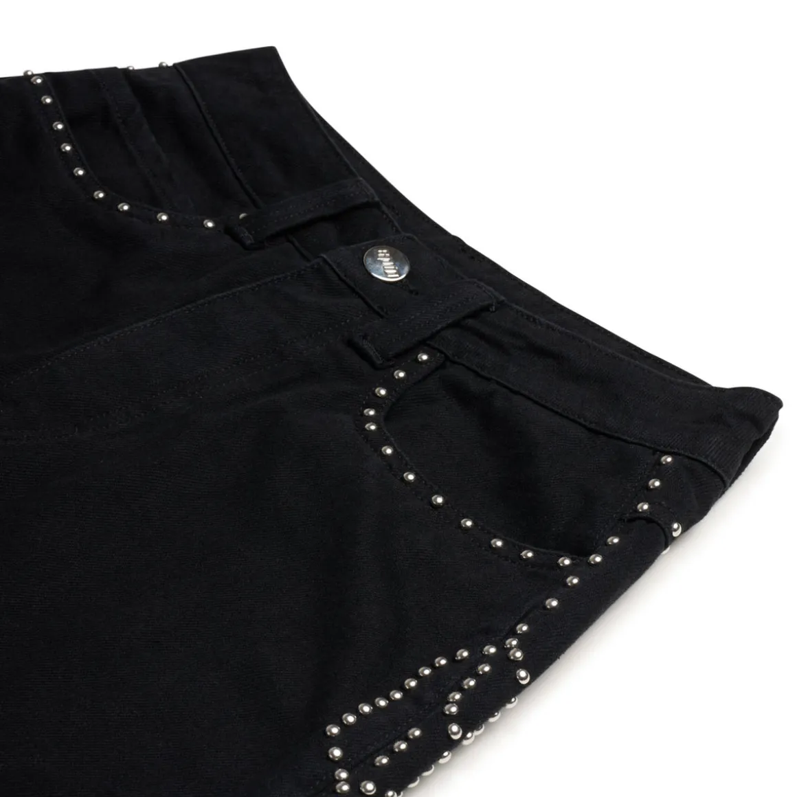 STUDS DENIM BLACK