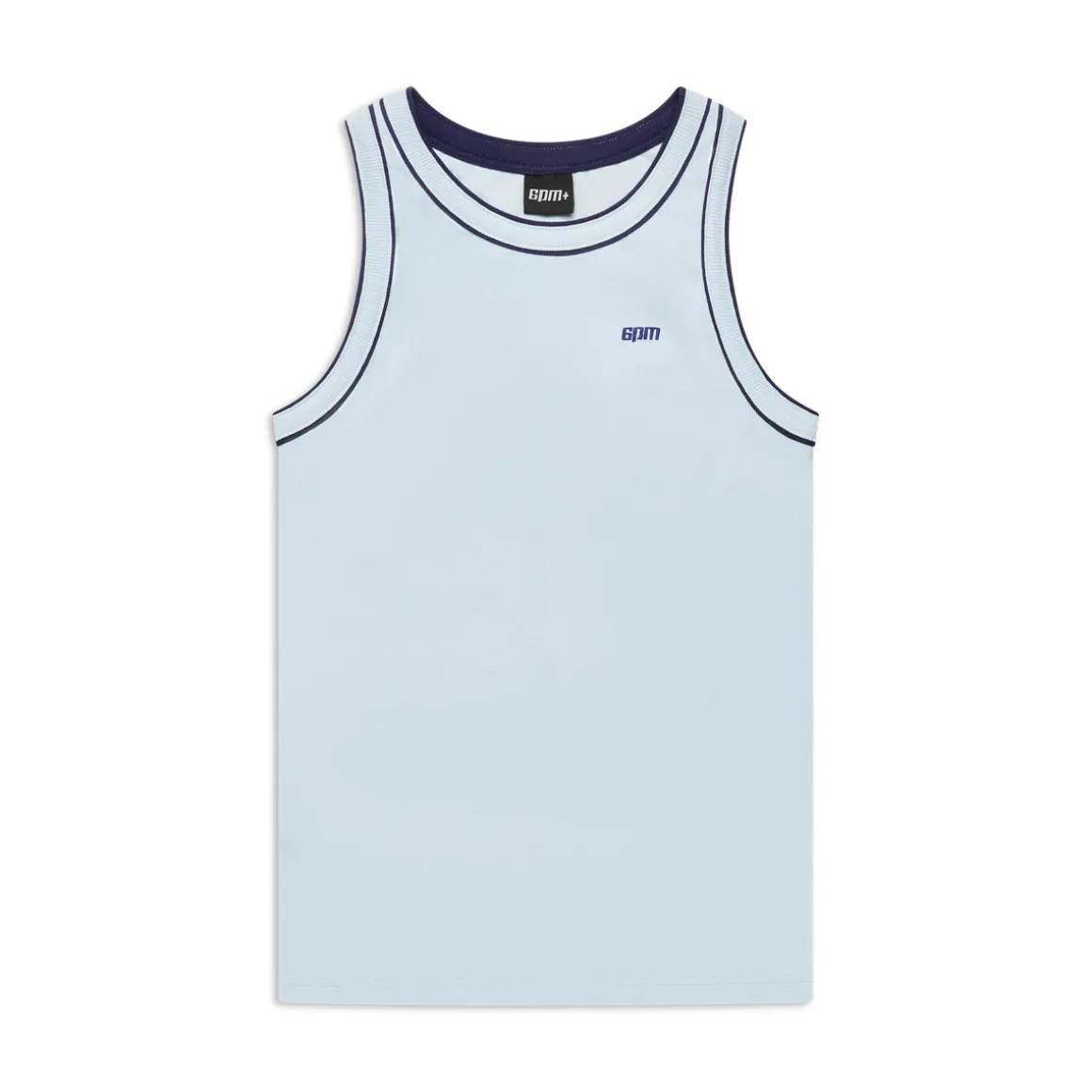 TANKTOP BABY BLUE/WHITE