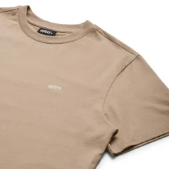 T-SHIRT REGULAR FIT MOCCA CREAM