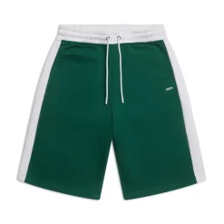 TWO TONE SWEAT SHORTS DARK GREEN