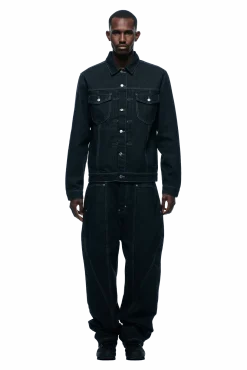 TYPE 6 DENIM JACKET BLACK RAW
