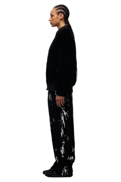 VELVET BOMBER BLACK