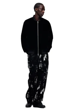 VELVET BOMBER BLACK