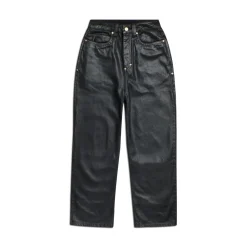 WAX COATED DENIM BLACK