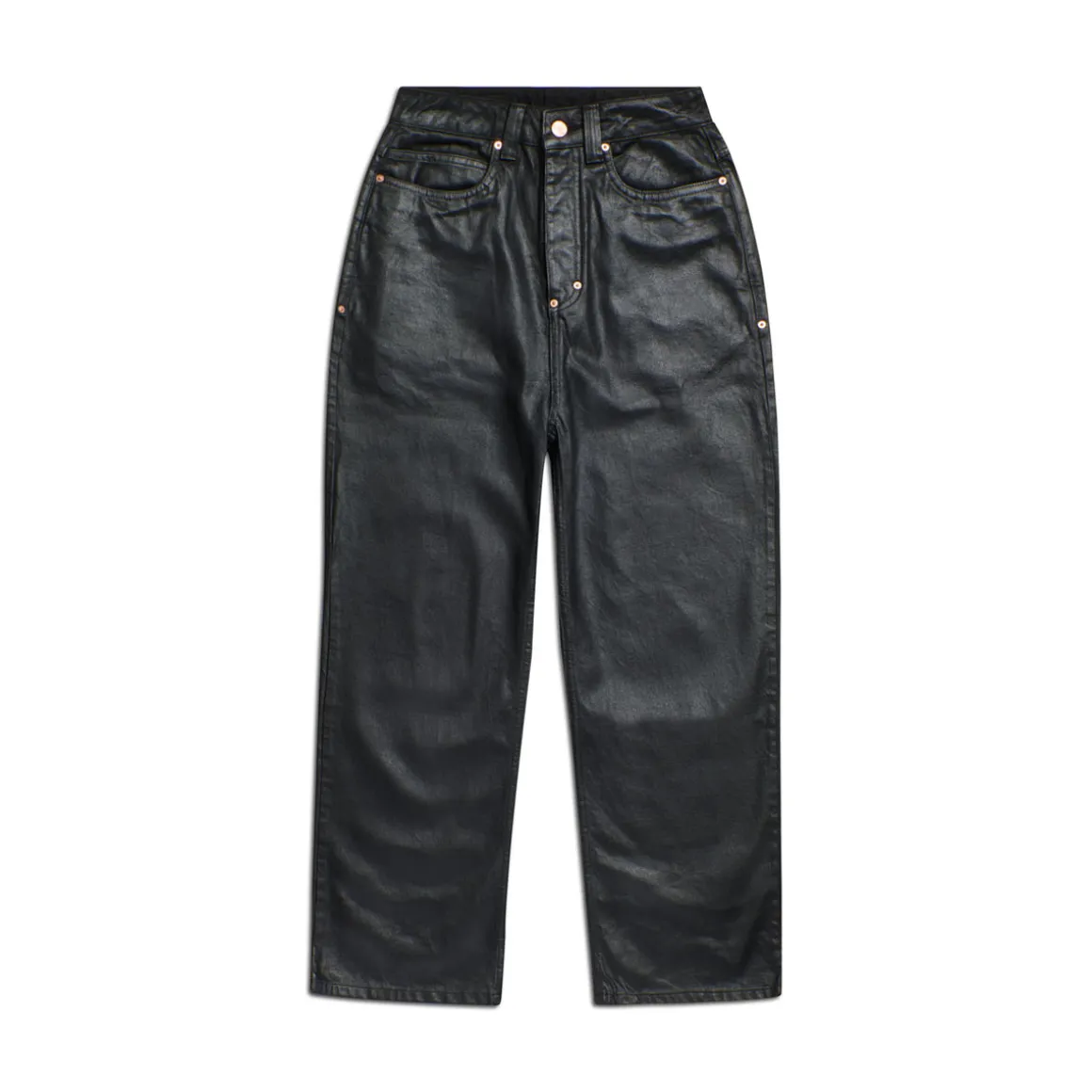 WAX COATED DENIM BLACK