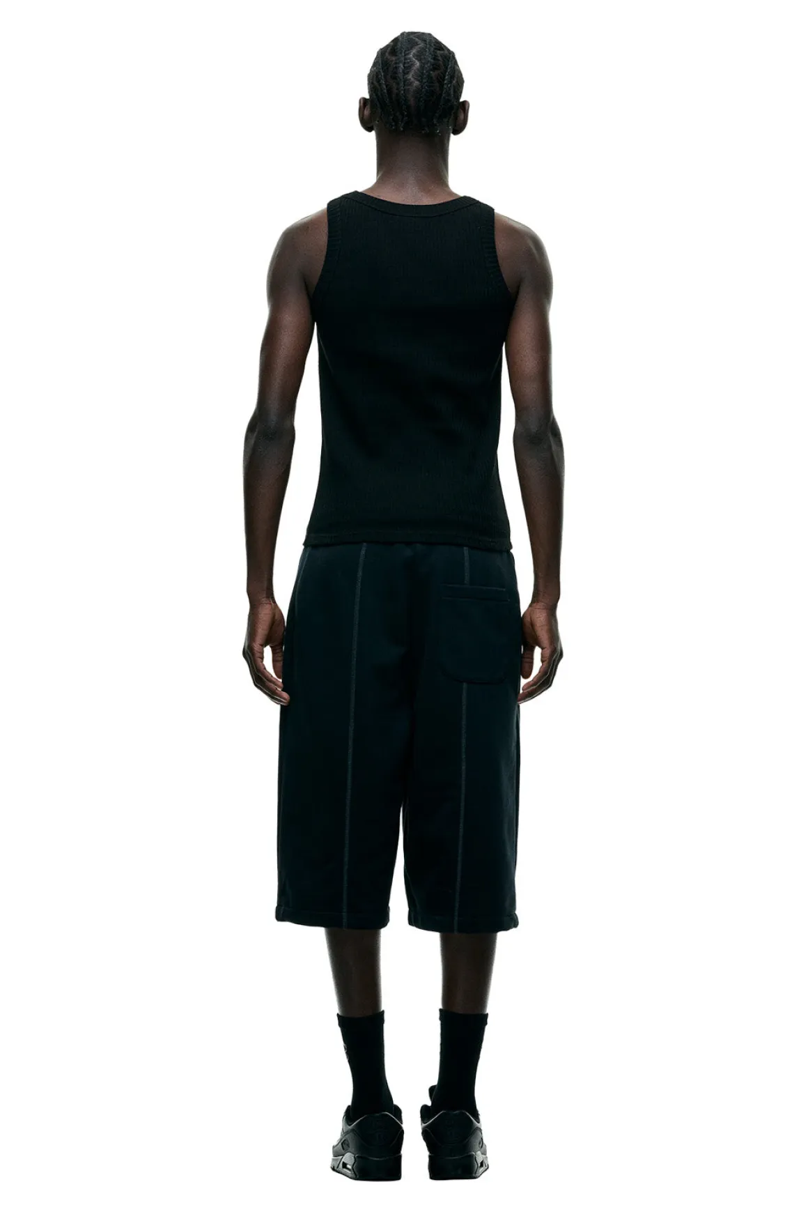 WIDE RIB TANKTOP BLACK