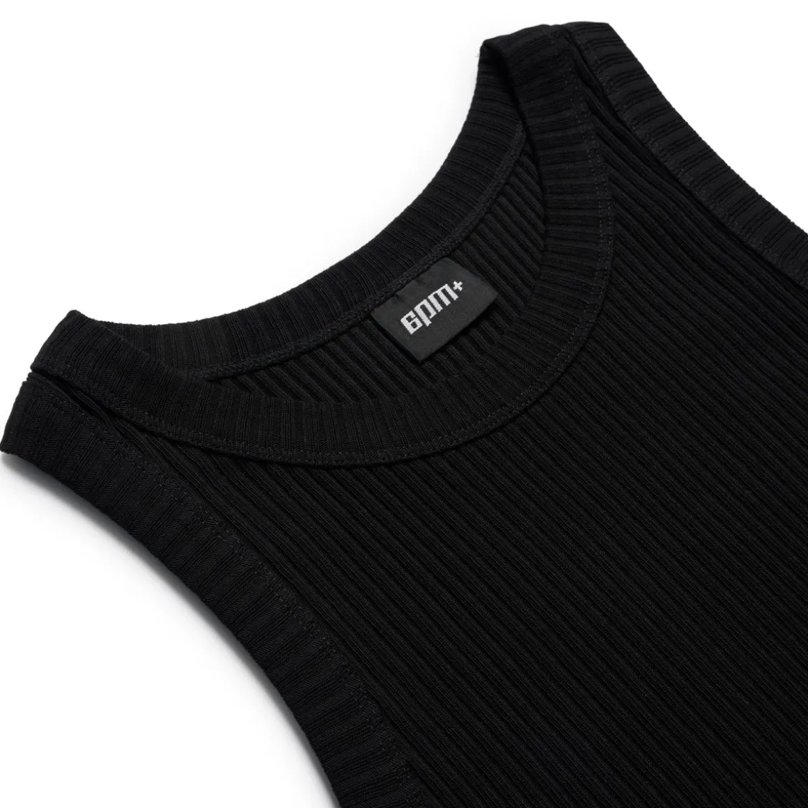 WIDE RIB TANKTOP BLACK