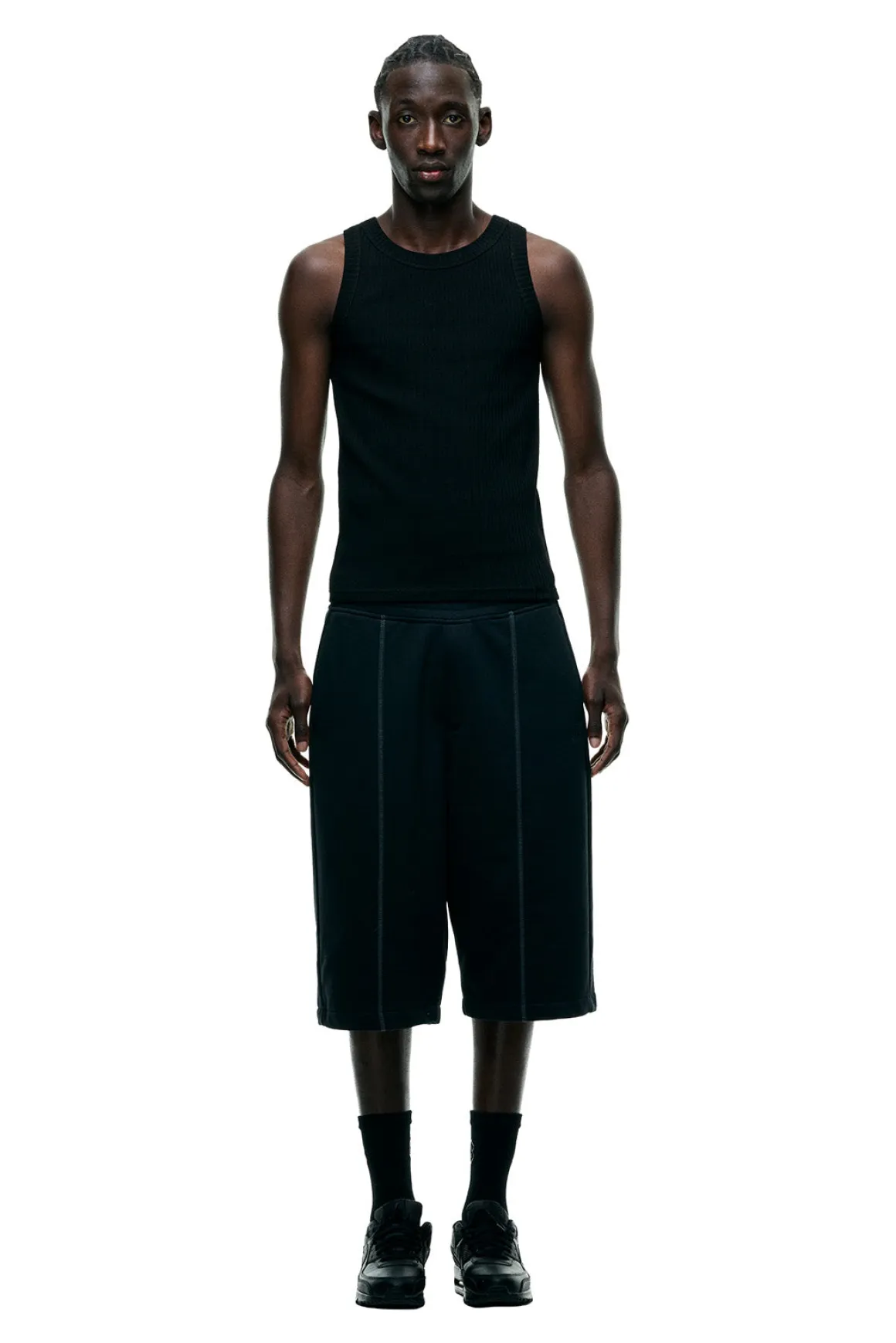 WIDE RIB TANKTOP BLACK