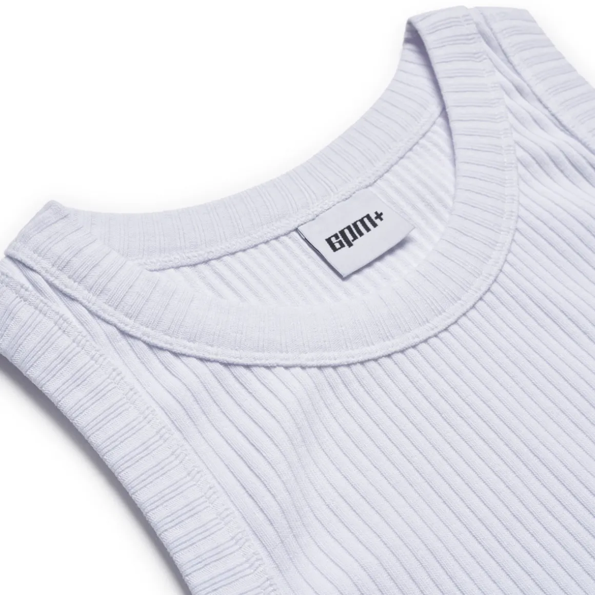 WIDE RIB TANKTOP WHITE