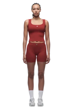 WMNS BOXER SHORTS CRANBERRY RED