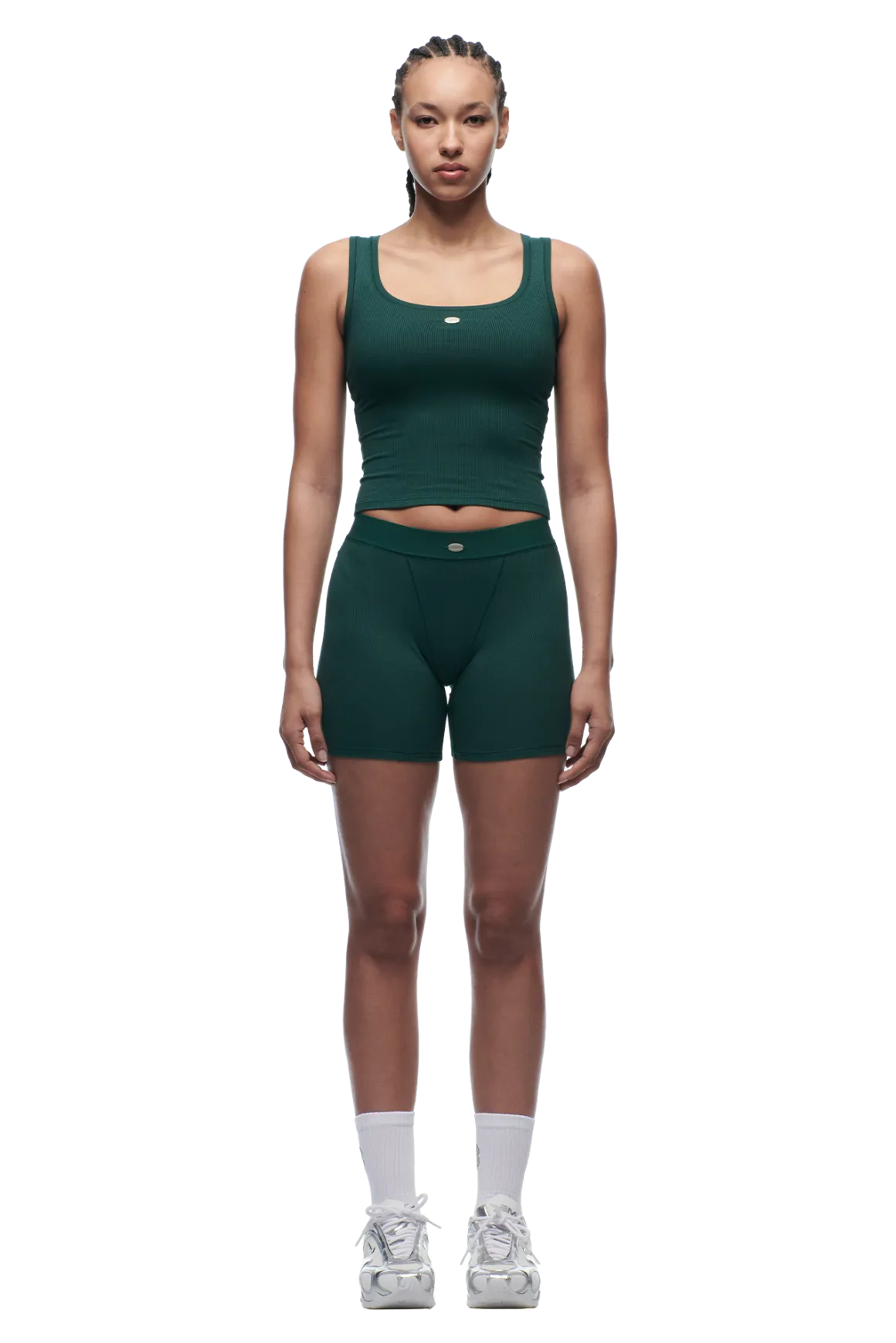 WMNS BOXER SHORTS EVERGREEN