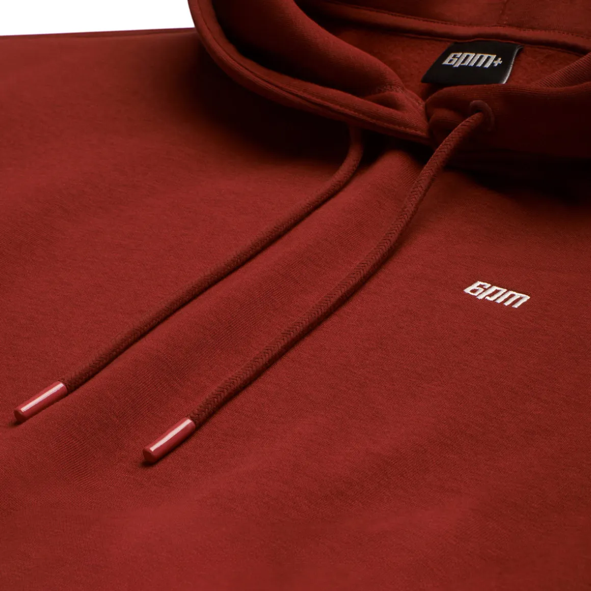 WMNS CROPPED HOODIE WINE RED