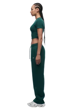 WMNS CROPPED T-SHIRT EVERGREEN