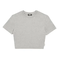 WMNS CROPPED T-SHIRT GREY MELANGE