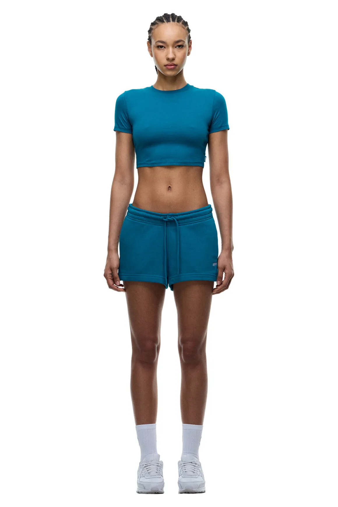WMNS CROPPED T-SHIRT TEAL