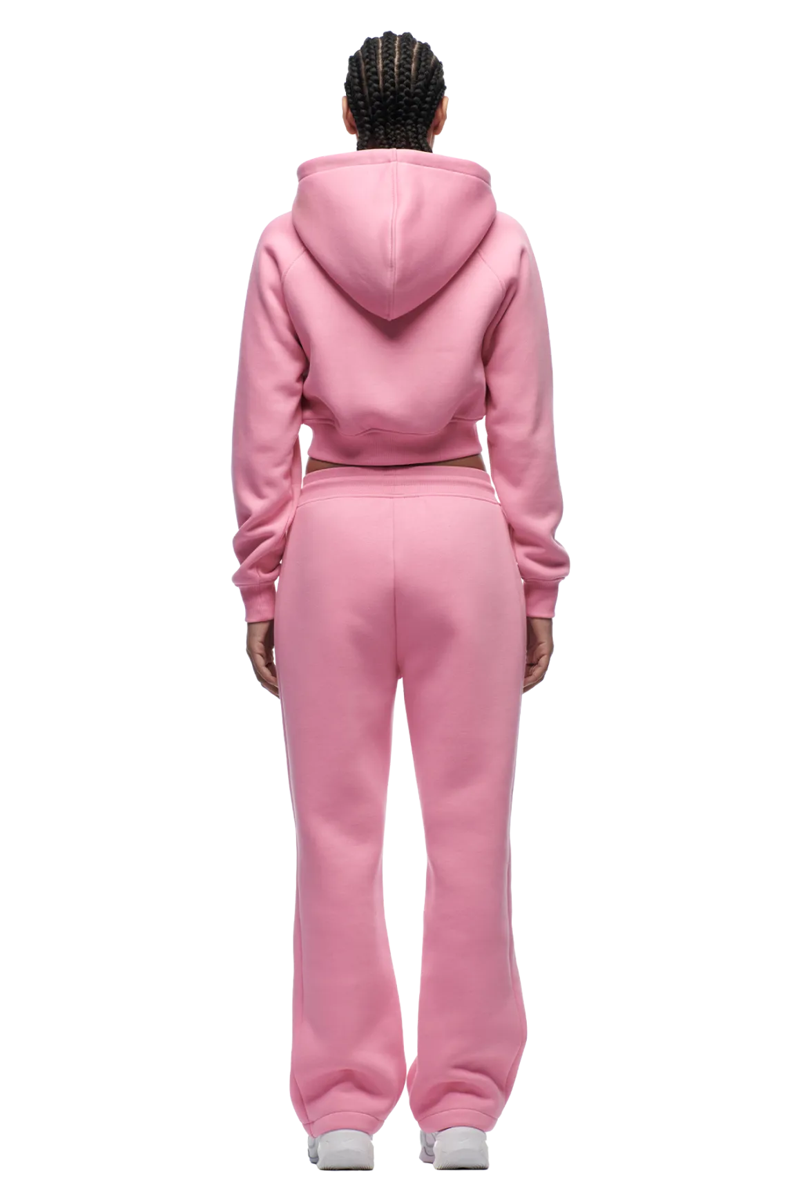 WMNS CROPPED ZIP HOODIE BUBBLEGLOW