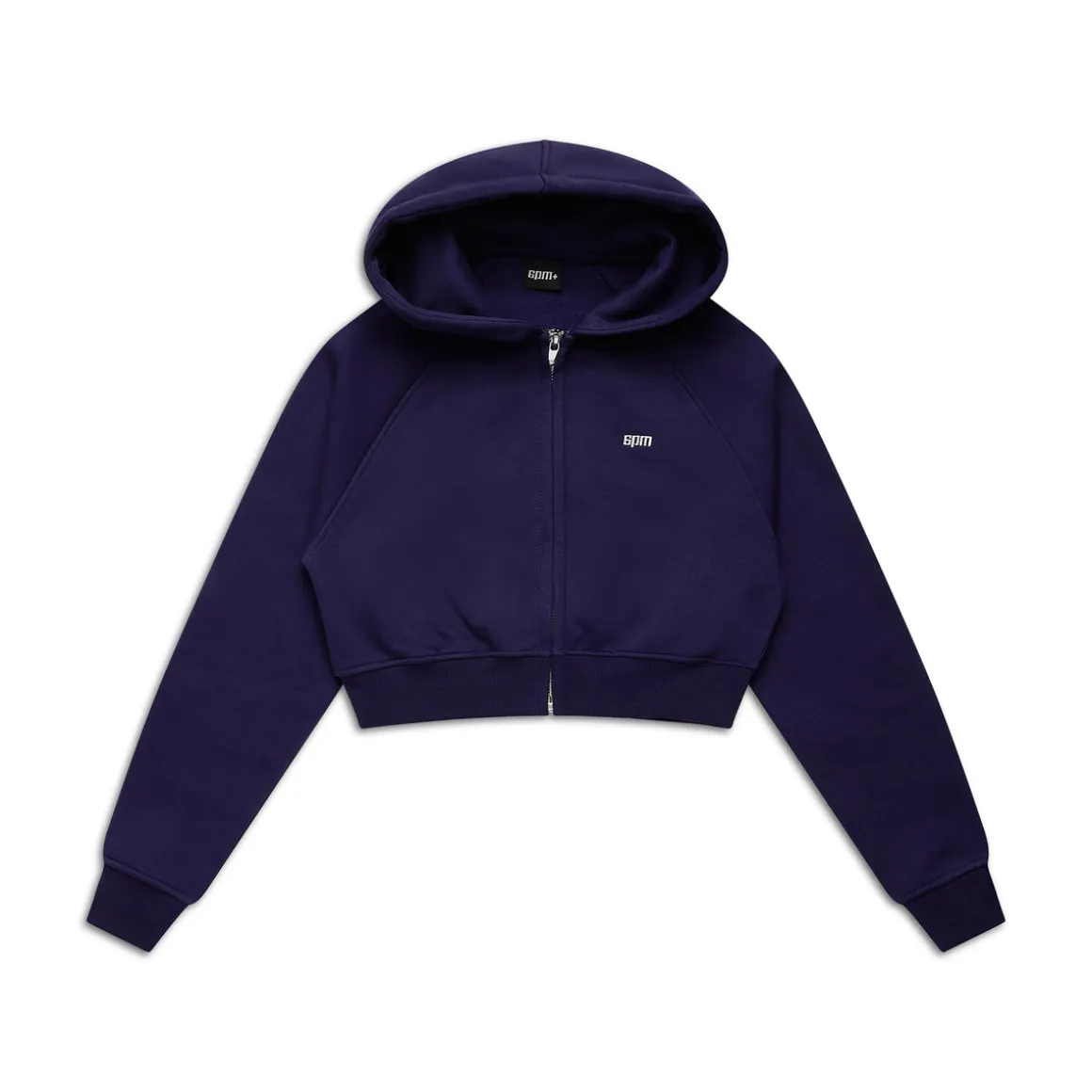 WMNS CROPPED ZIP HOODIE ORBIT BLUE