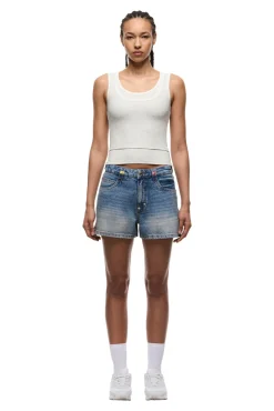 WMNS DOUBLE LAYER TANKTOP LIGHT GREY MELANGE