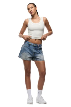WMNS DOUBLE LAYER TANKTOP LIGHT GREY MELANGE