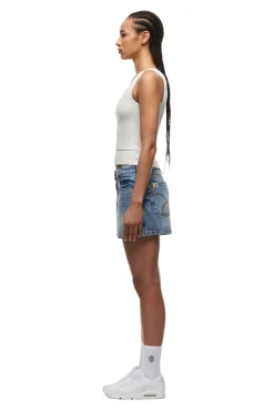 WMNS DOUBLE LAYER TANKTOP LIGHT GREY MELANGE