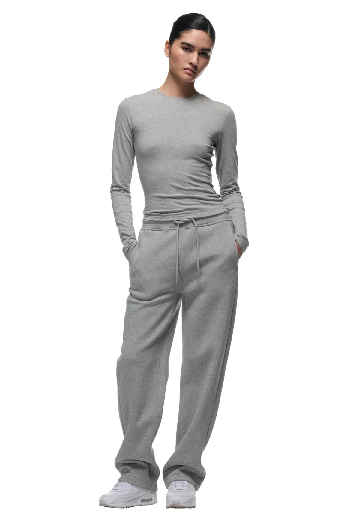 WMNS LONGSLEEVE GREY MELANGE