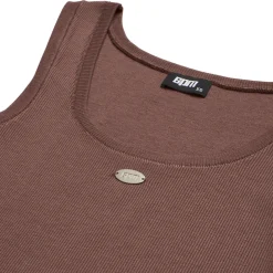 WMNS RIBBED TANKTOP SANDSTONE