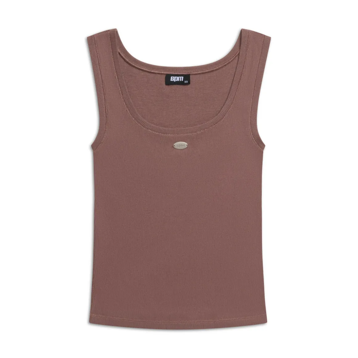 WMNS RIBBED TANKTOP SANDSTONE
