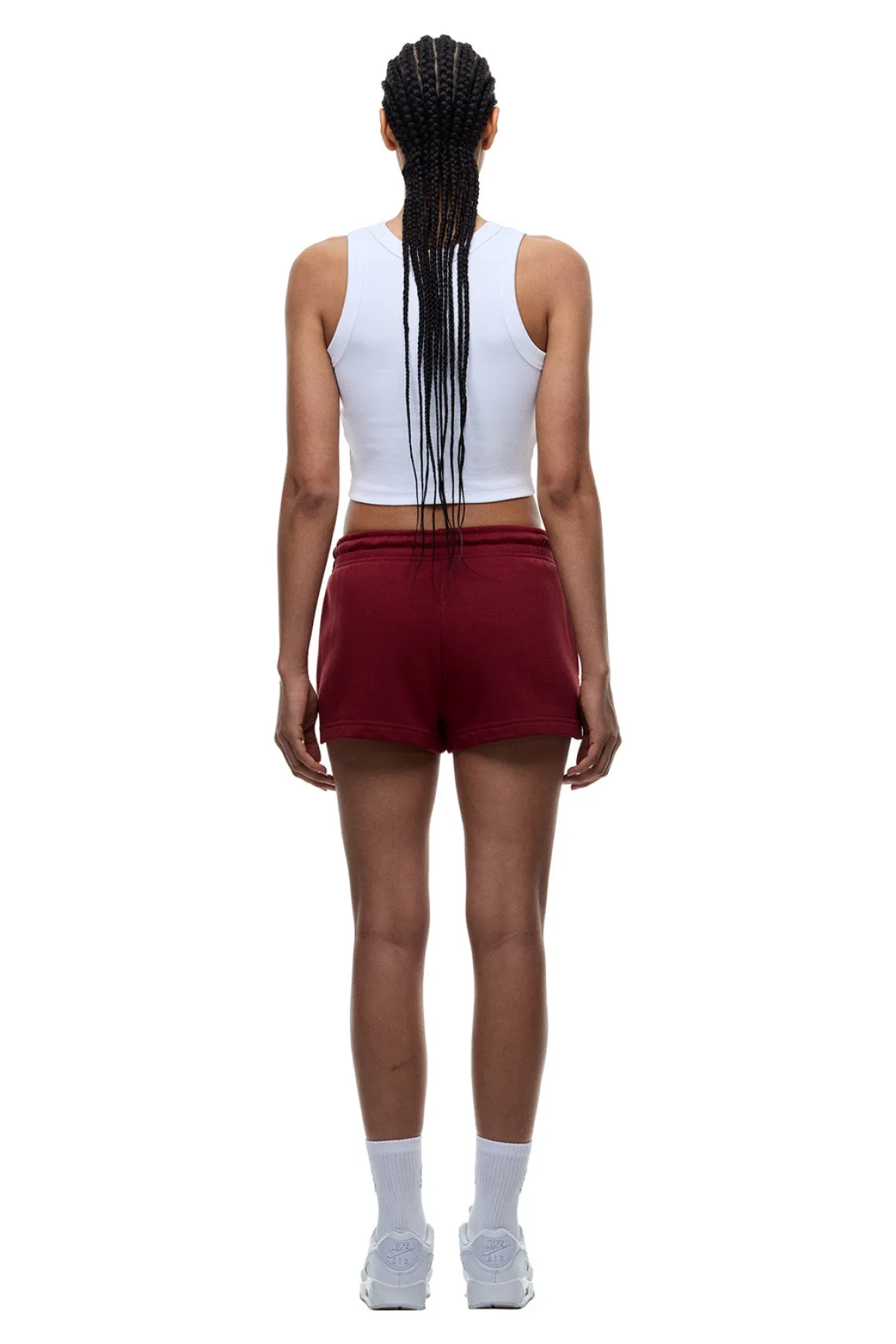 WMNS SHORTS WINE RED