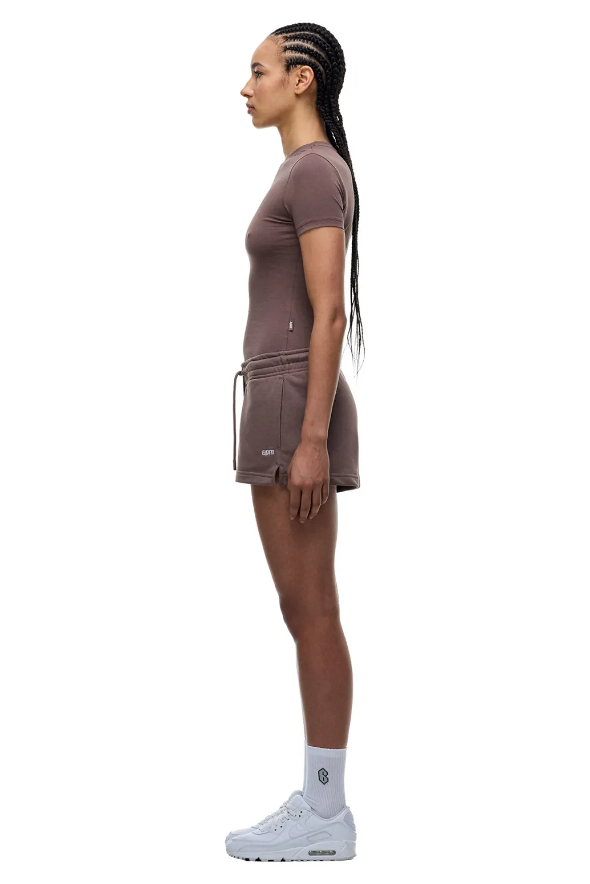 WMNS T-SHIRT STONE BROWN