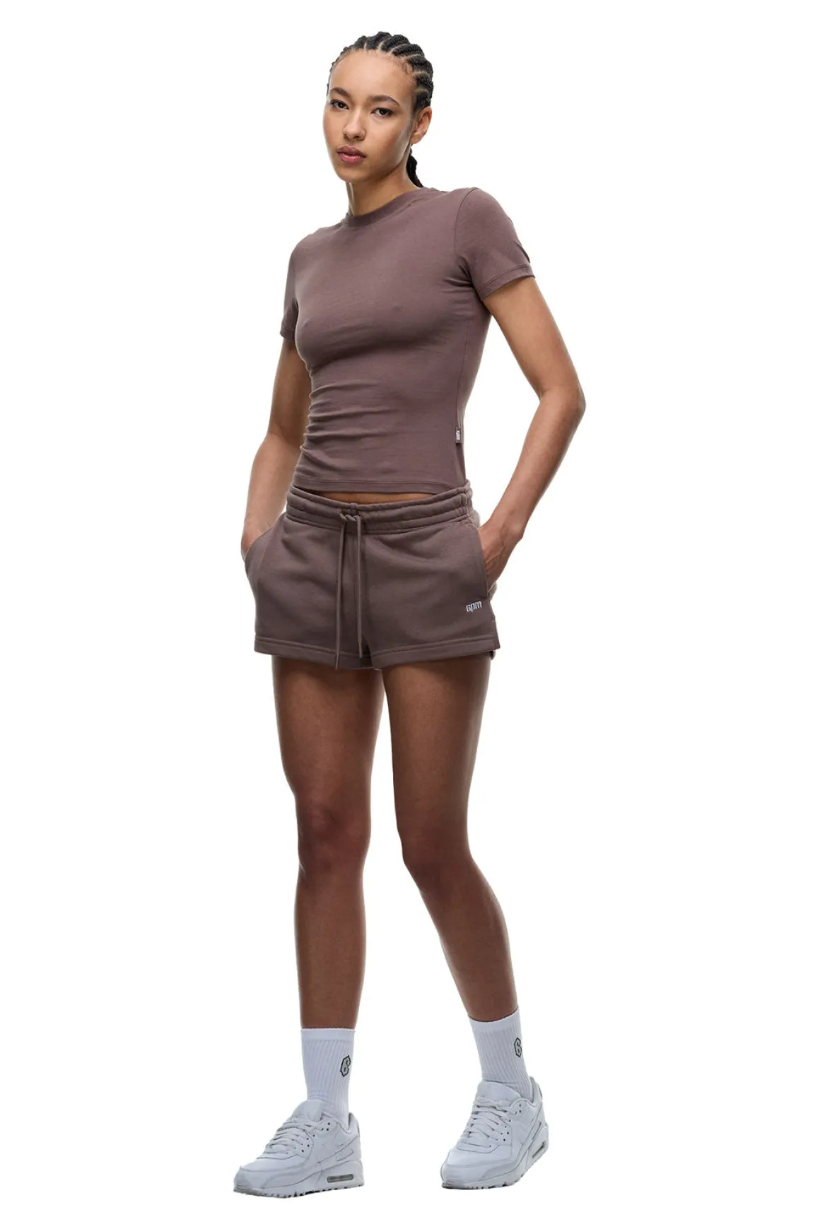 WMNS T-SHIRT STONE BROWN
