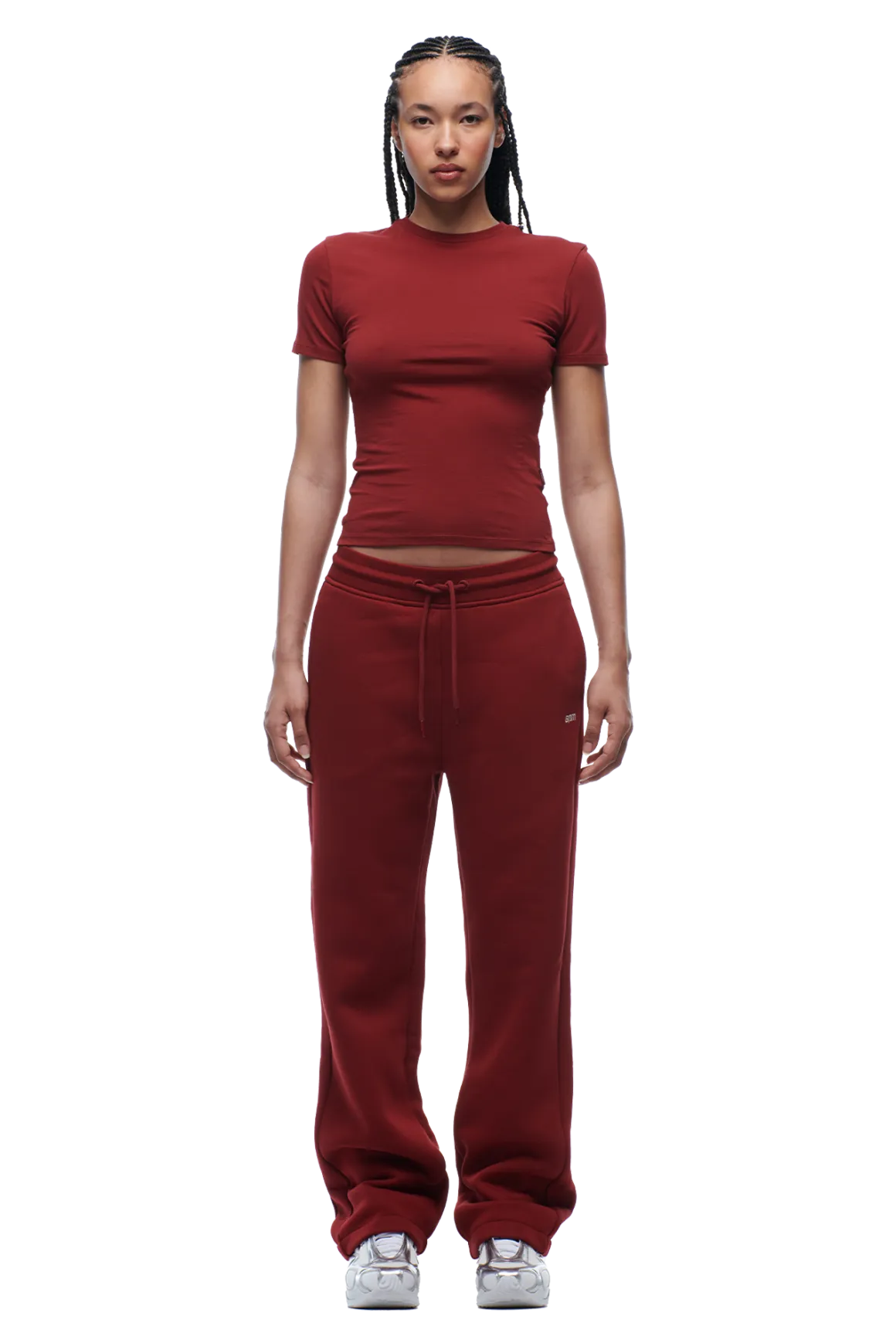 WMNS T-SHIRT WINE RED