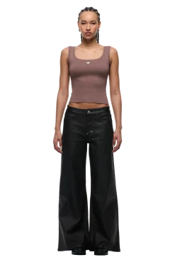 WMNS WIDE DENIM HASH BROWNIE