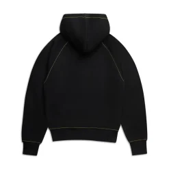 WORDMARK ZIPPER HOODIE BLACK